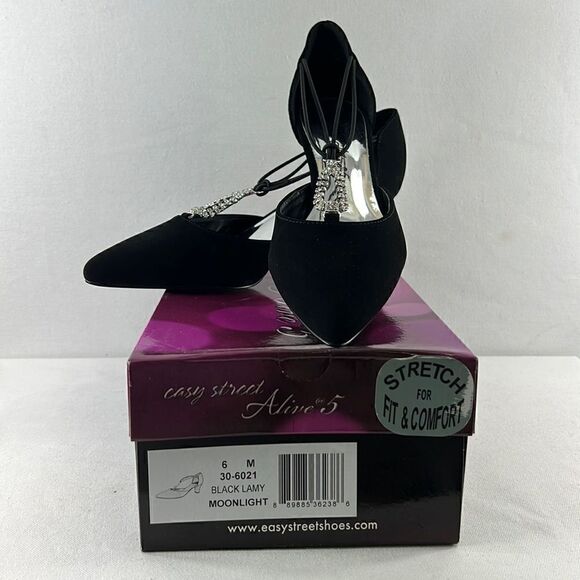 Easy Street Alive 5 Moonlight Pumps Black Lamy size 6 M - Picture 1 of 8